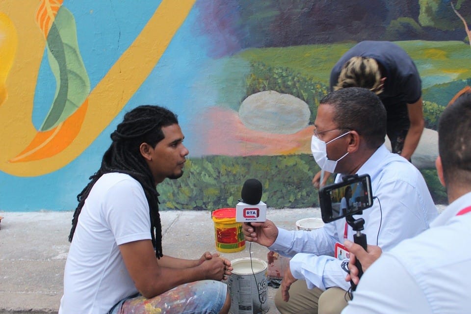 Este es el mural en honor a Jorge Oñate | RTA Noticias