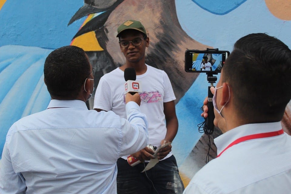 Este es el mural en honor a Jorge Oñate | RTA Noticias