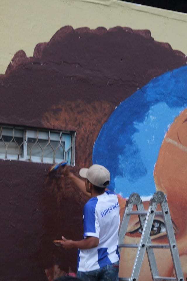 Este es el mural en honor a Jorge Oñate | RTA Noticias