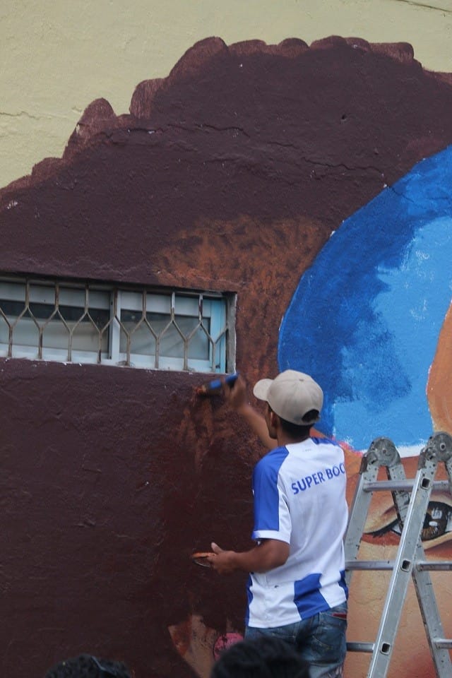 Este es el mural en honor a Jorge Oñate | RTA Noticias