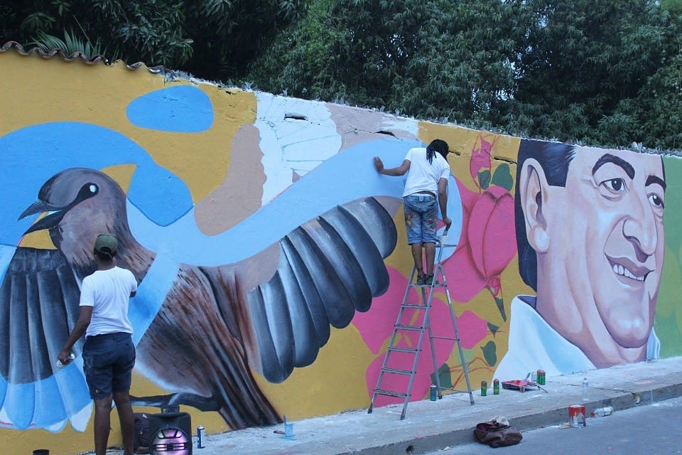 Este es el mural en honor a Jorge Oñate | RTA Noticias
