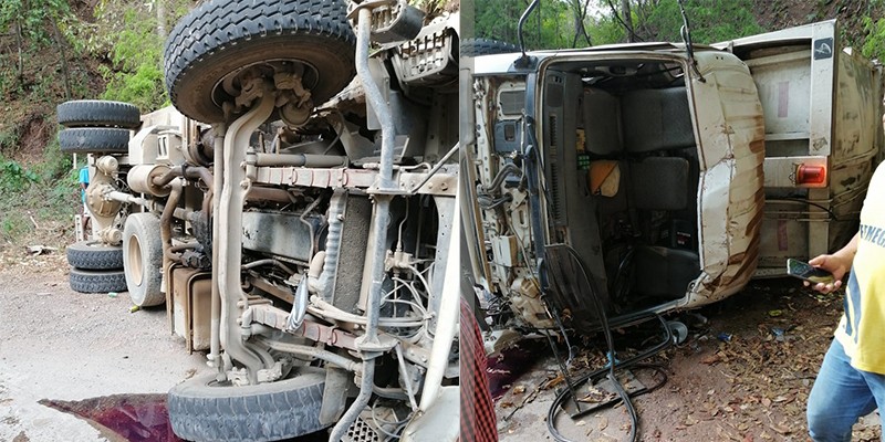 Accidente de camión en imágenes Accidente de camión en imágenes | RTA Noticias