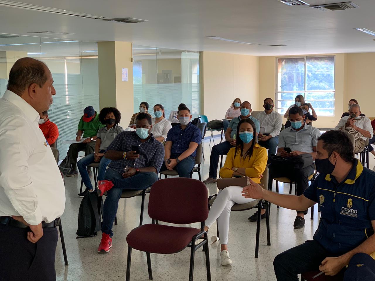 subdirector nacional de bomberos Jairo soto