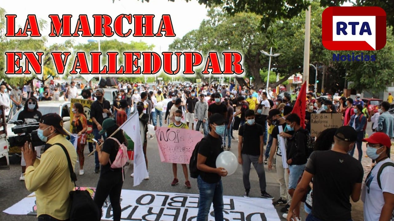 Así fue la marcha en Valledupar