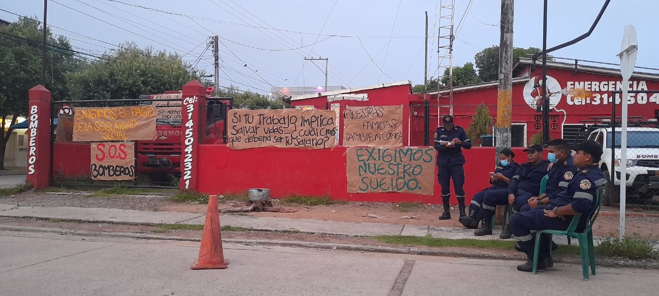 Protesta laboral en el Cuerpo de Bomberos de La Jagua de Ibirico 26A7901F-8BA8-40F1-8960-74E92E6A28BC