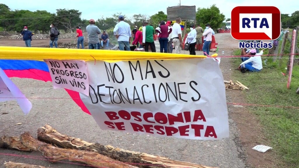 Plantón campesino por variante de Ruta del Sol en Bosconia | RTA Noticias