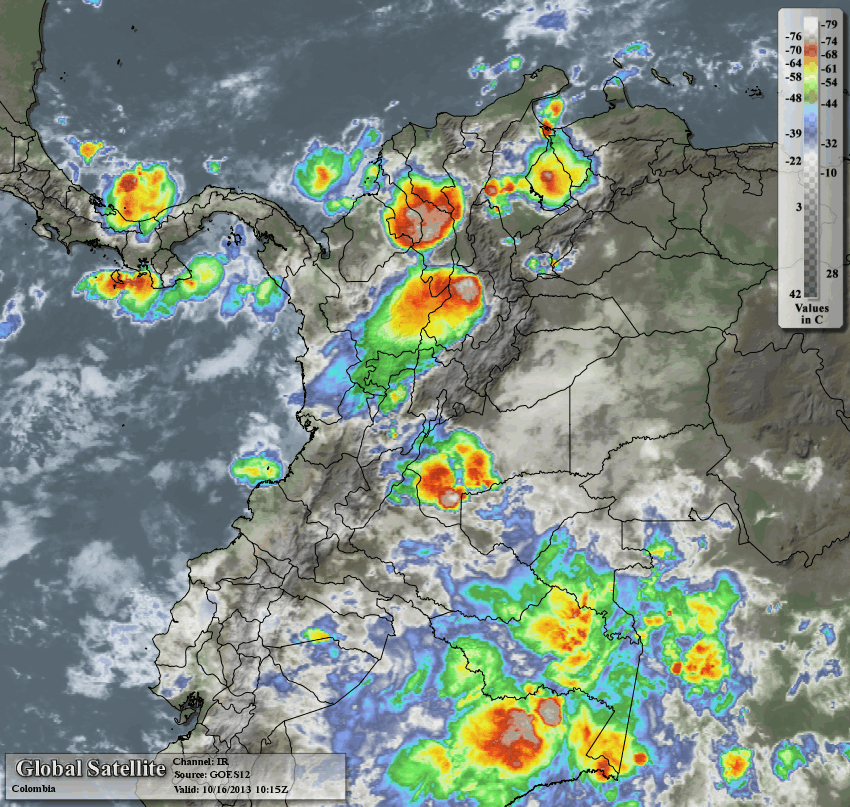 Foto de monitoreo del IDEAM