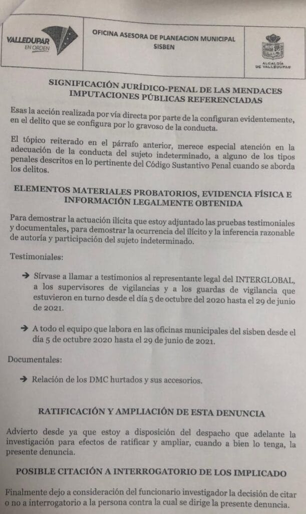 Alcaldía denunció robo de celulares en el Sisbén Alcaldía denunció robo de celulares en el Sisbén | RTA Noticias