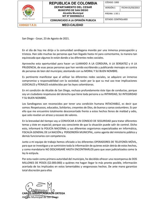 Alcalde ofrece millonaria recompensa por chismosos de San Diego | RTA Noticias