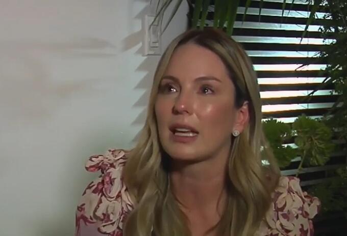 Foto de Claudia Bahamón victima de asalto