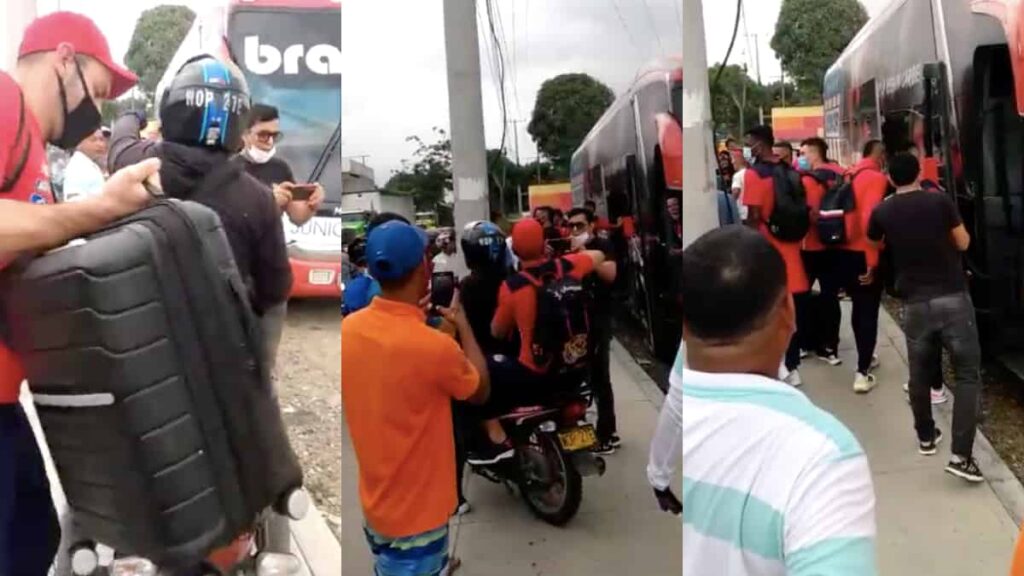 Jugadores del Junior llegaron al aeropuerto en mototaxi | RTA Noticias