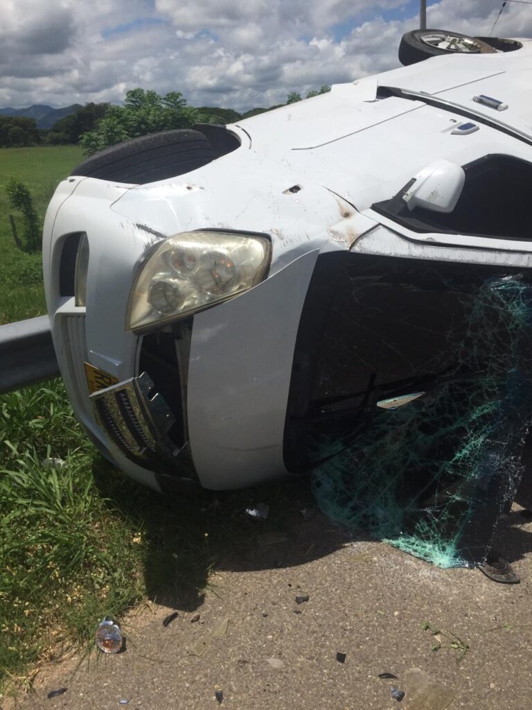 Santos Rafael sufre accidente de transito | RTA Noticias