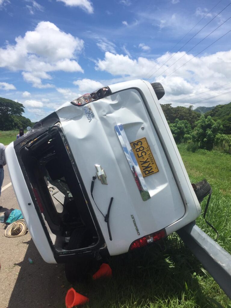 Santos Rafael sufre accidente de transito | RTA Noticias