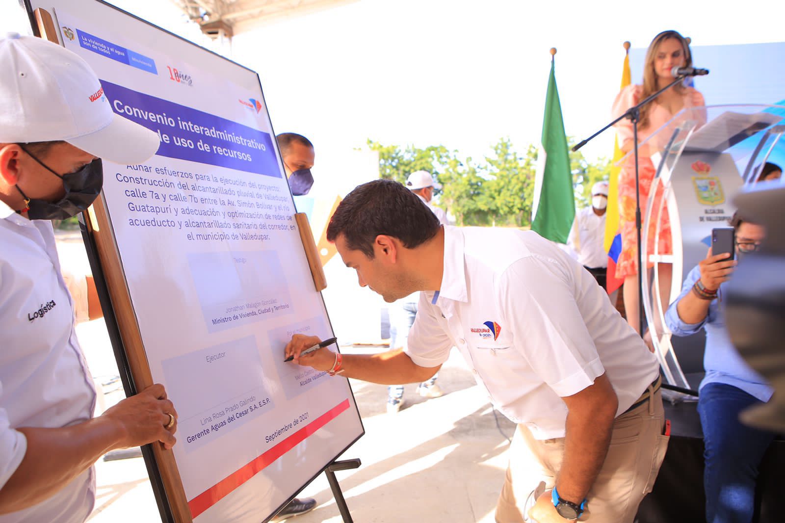 Foto de convenio de acueducto en Valledupar