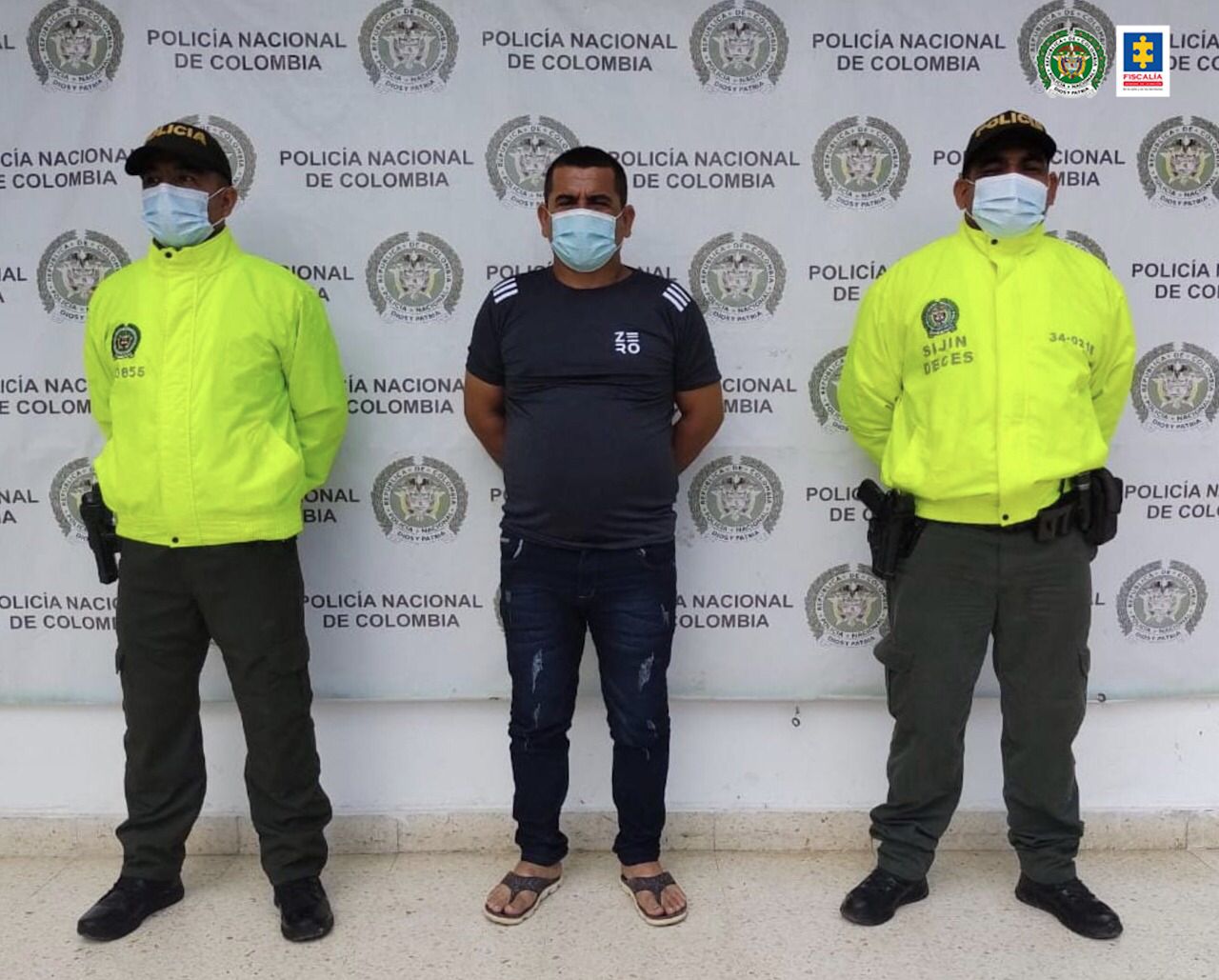 Foto de capturado por presunto feminicidio