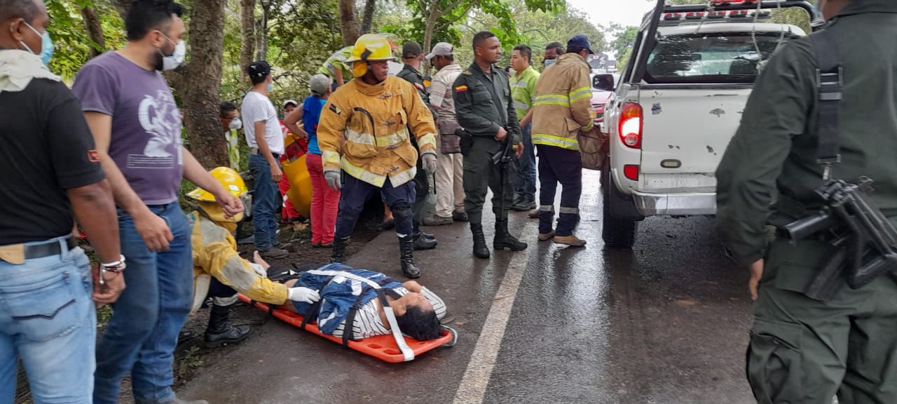 Foto de accidente de transito