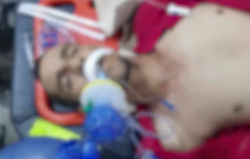 Foto de domiciliario muerto