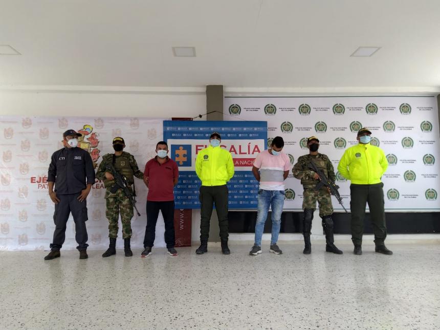 Foto de integrantes del ELN en Cesar