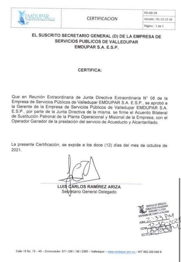 Sindicatos dicen no a la privatización de Emdupar | RTA Noticias