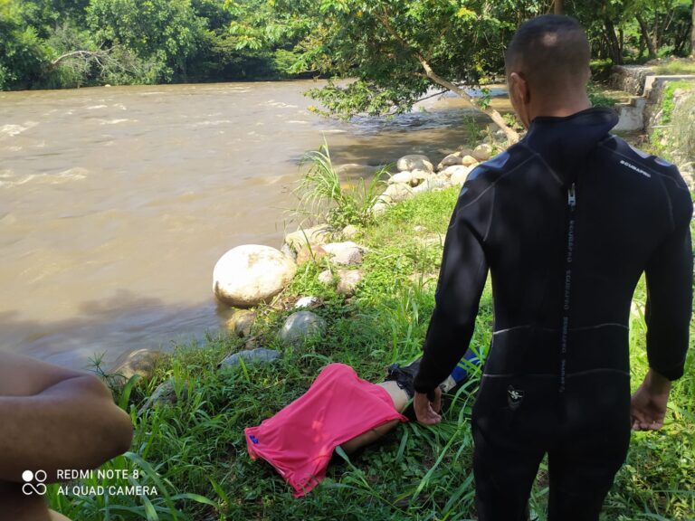 Foto de joven ahogado en el Río Guatapurí