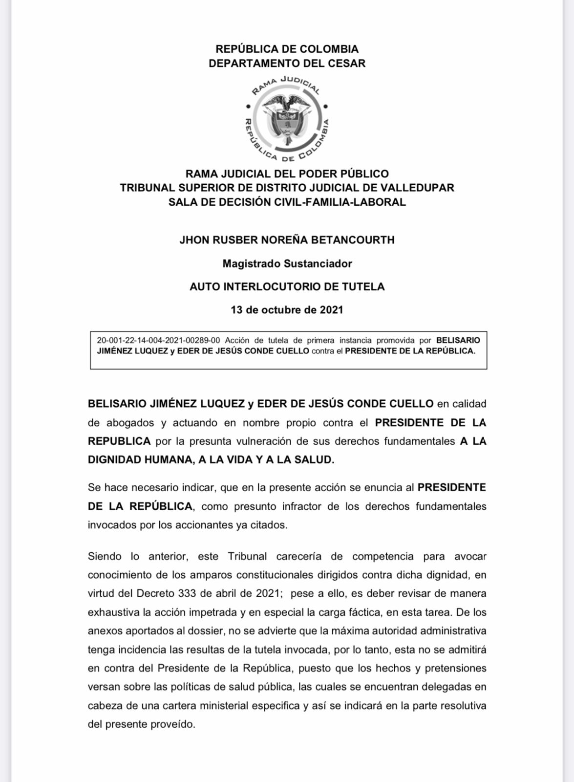 Foto de Admiten tutela que busca suspender el Festival Vallenato