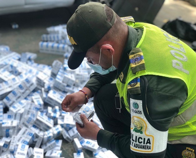 Incautan 4000 cajetillas de cigarrillos de contrabando Foto de incautan 4000 cajetillas de cigarrillos de contrabando