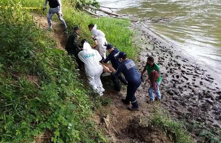 Foto de soldados mueres ahogados en el Cesar