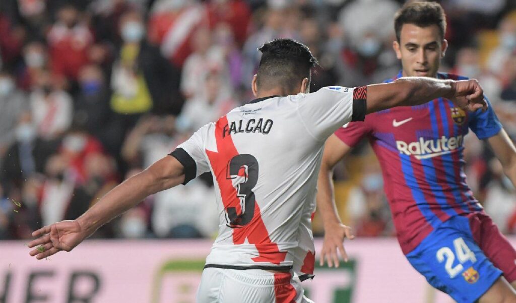 Golazo de Falcao al Barcelona le da la victoria al Rayo Golazo de Falcao al Barcelona le da la victoria al Rayo | RTA Noticias