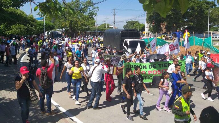 Así se vivió la marcha en la ciudad de Valledupar 20190726_093357