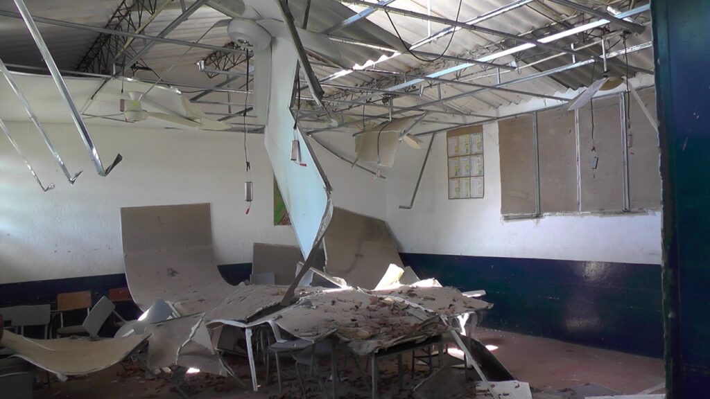 Aulas del colegio Carlota Uhia de Baute, deterioradas | RTA Noticias