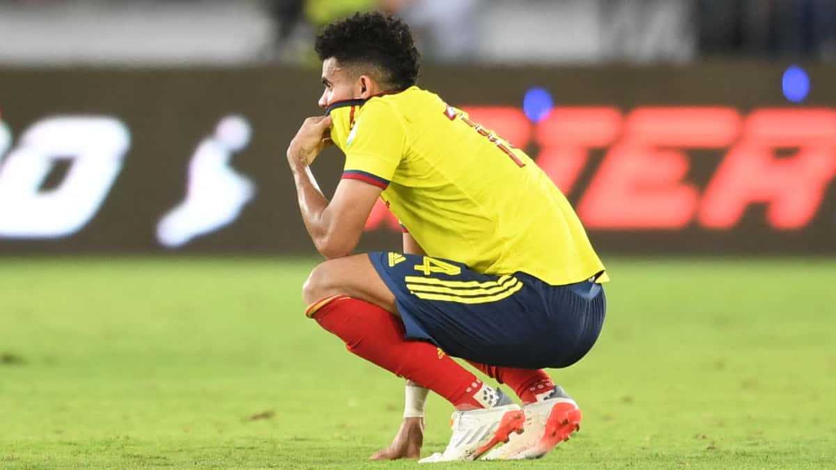 Colombia le dice adiós al Mundial de Catar 2022 Luis-Diaz-llanto