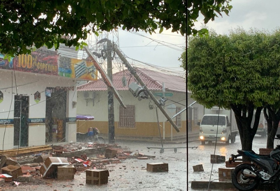 Vendaval causó estragos en El Copey Vendaval causó estragos en El Copey | RTA Noticias