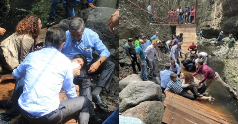 Alcalde en México se cae con puente en plena reinauguración XLCIUVMJ7ZHWXN7BNXDWHQIADE