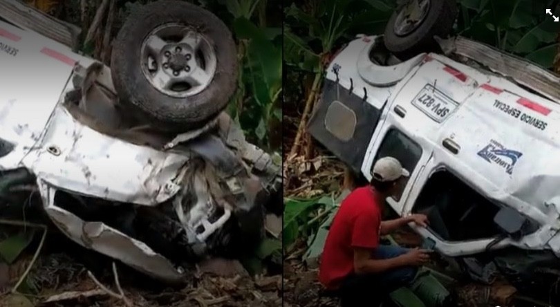 Mujer que aprendía a manejar murió, al caer a un abismo colombia