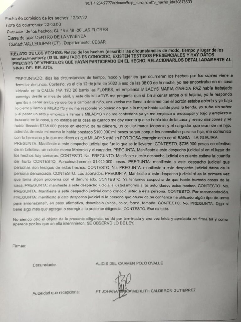 Denuncian a empleada doméstica por abuso de confianza | RTA Noticias