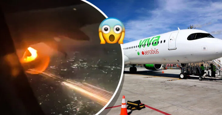 ¡Qué susto! Turbina de avión se incendió en pleno vuelo COVER-avion-1-730x381-1
