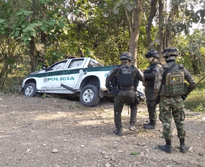 Dos policías heridos dejó atentado en el Cesar image-140