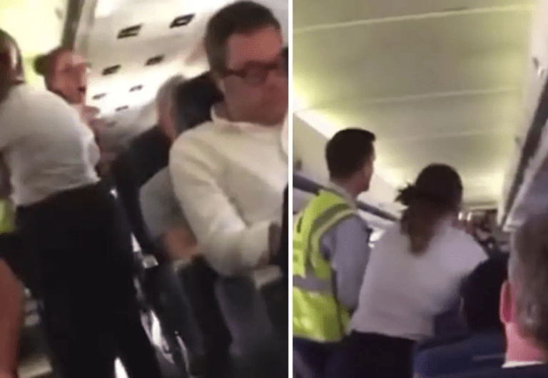 Mujer "enloquece" en pleno vuelo, luego de que le terminaran image-27