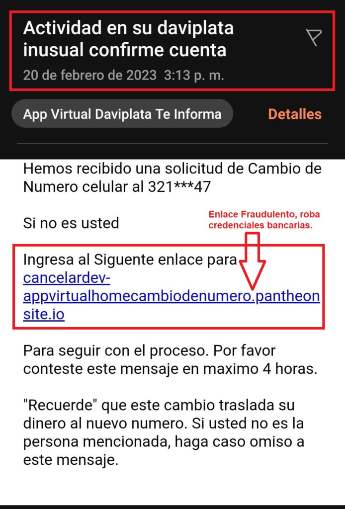 Enlaces fraudulentos en Daviplata | RTA Noticias