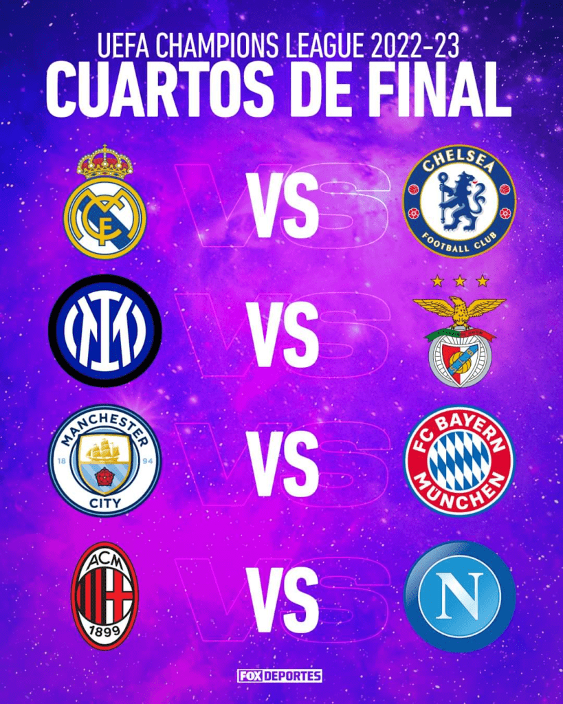 Se definen cruces de cuartos de final de la Champions Se definen cruces de cuartos de final de la Champions | RTA Noticias