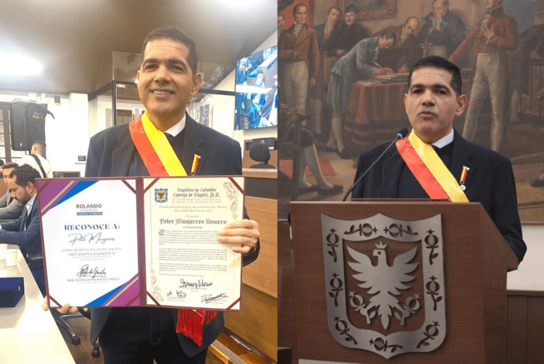 Peter Manjarrés es condecorado con La Cruz de Oro image-242