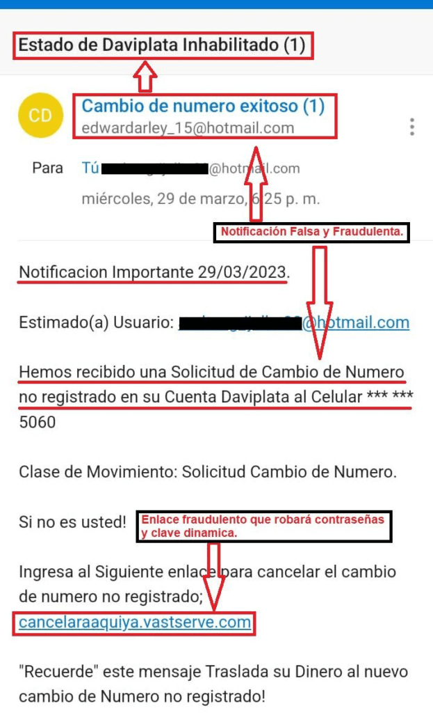 Tenga Cuidado: Modalidad de Suplantación de cuentas DaviPlata | RTA Noticias