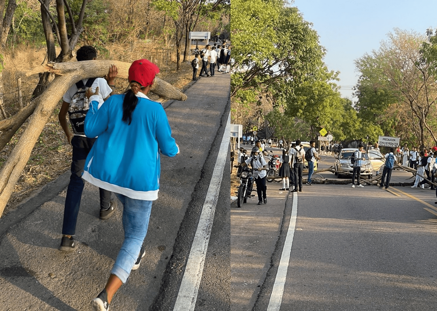 Bloqueos en corregimientos del norte de Valledupar image-4