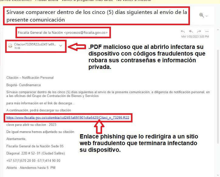 ¡Alerta! Falsos correos de la Fiscalía General de la Nación. ¡Alerta! Falsos correos de la Fiscalía General de la Nación. | RTA Noticias