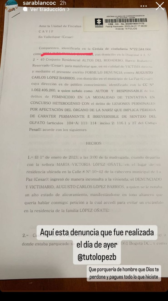 Denuncian a rey vallenato Tuto López por tentativa de feminicidio Denuncian a rey vallenato Tuto López por tentativa de feminicidio | RTA Noticias