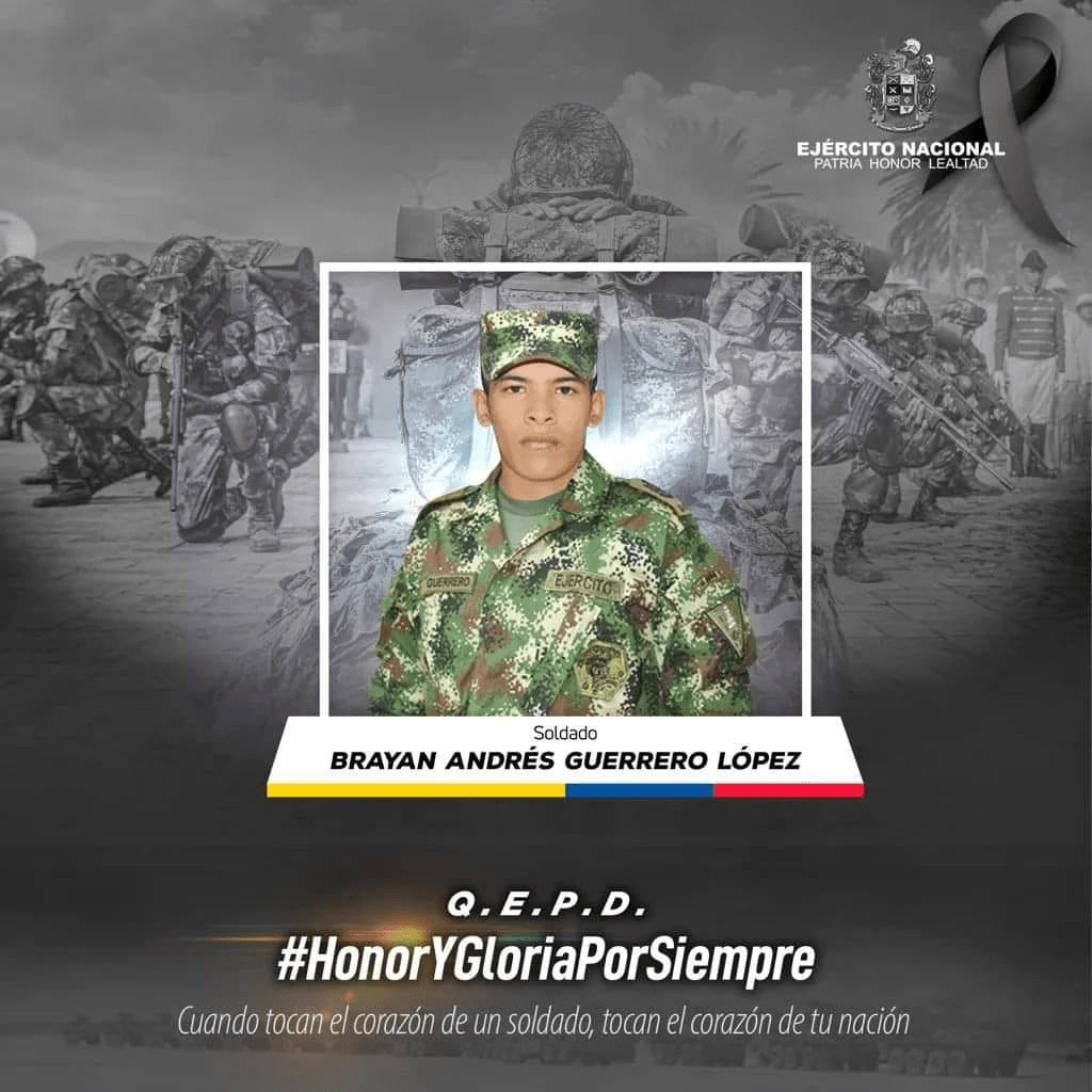 Muere soldado vallenato que había sido herido por el ELN Muere soldado vallenato que había sido herido por el ELN | RTA Noticias