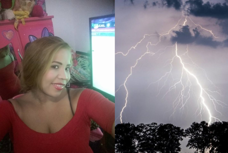 Mujer se salvó de morir luego de caerle un rayo image-156