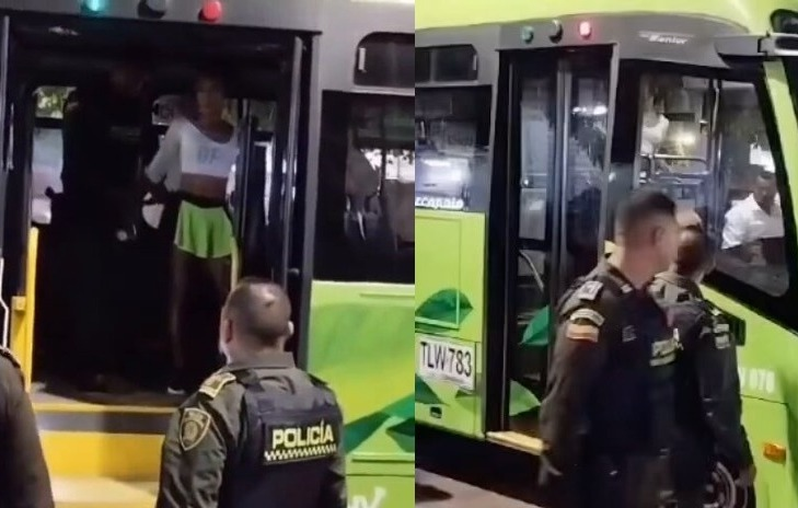 Dos sujetos de la comunidad LGBTI intentaron atracar bus del SIVA image-257