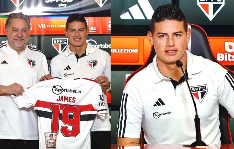 James Rodríguez es presentado oficialmente en Sao Paulo image-7