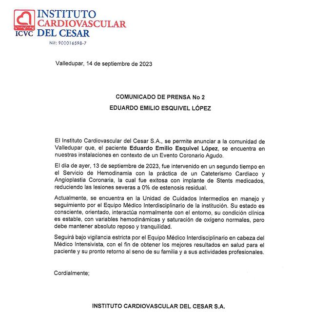 Avanza estado de salud del secretario de Gobierno Departamental Avanza estado de salud del secretario de Gobierno Departamental | RTA Noticias